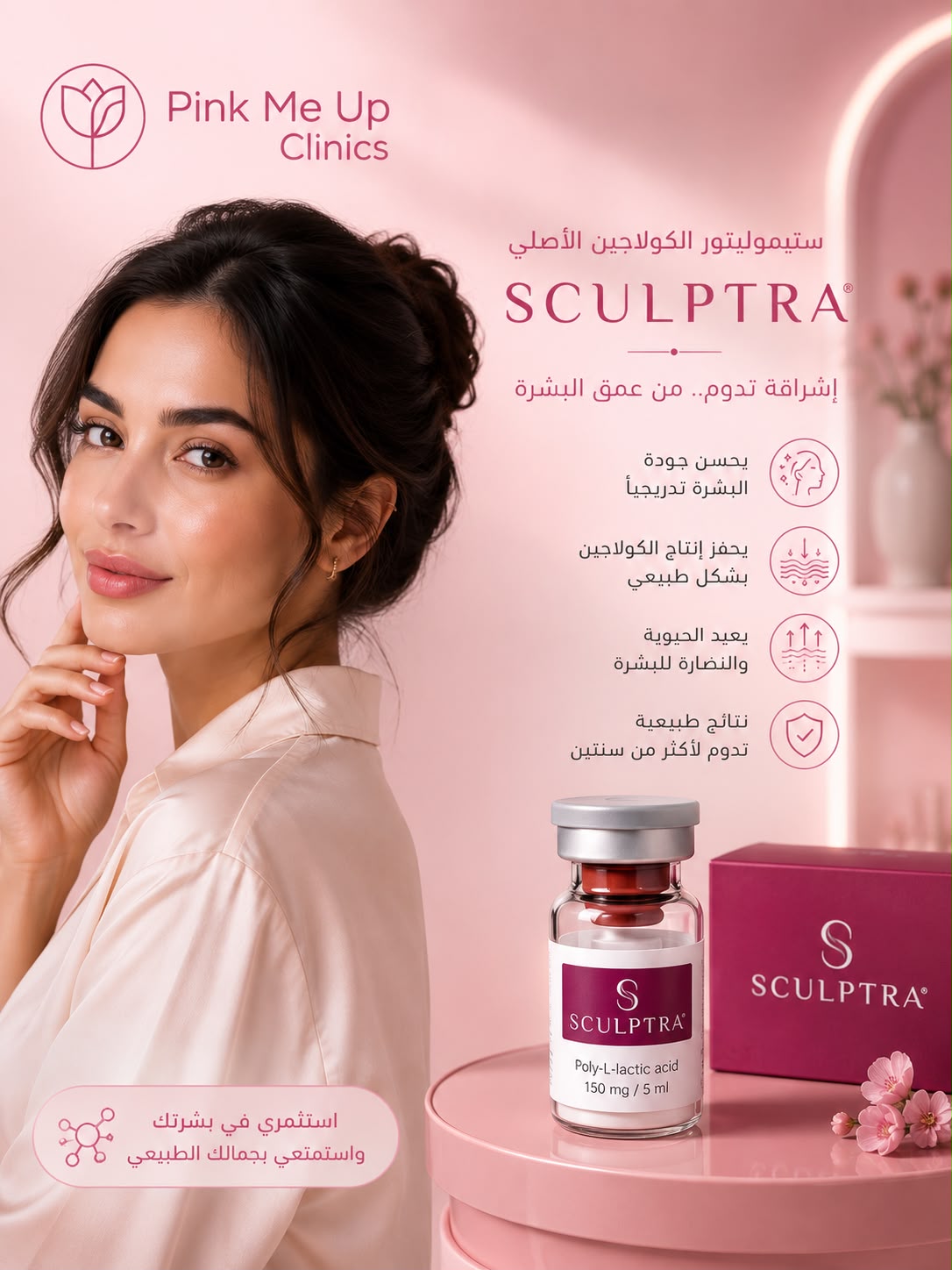 Feeling Like Your Face Has Lost Its Youthful Volume? Restore Natural-Looking Youth with Sculptra at Pink Me Up Clinics